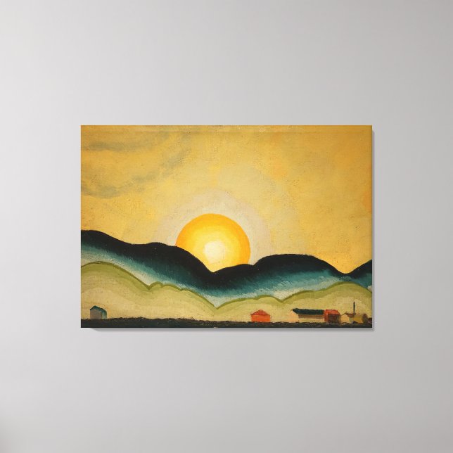 Impressão Em Tela Northport Harbour (1929) Arthur Dove (Frente)