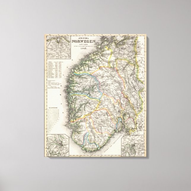 Impressão Em Tela Noruega (Frente)