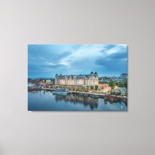 Impressão Em Tela Noruega Oslo