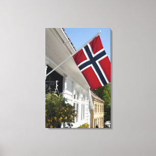 Impressão Em Tela Noruega, Stavanger. Vistas históricas do centro da