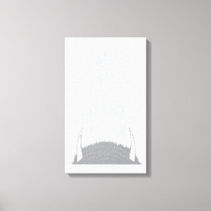 Impressão Em Tela Nós Vamos Te Comer! Nós Te Amamos Tanto! - Azul