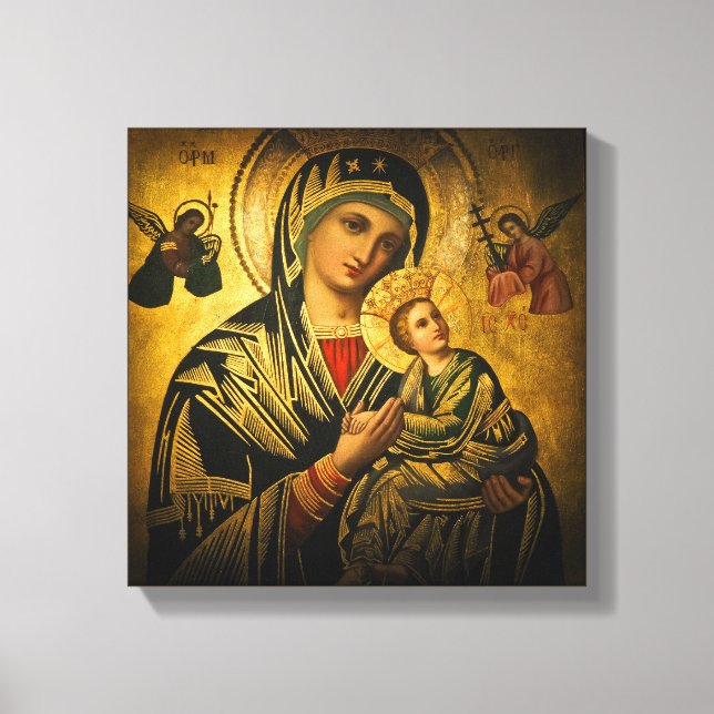 Impressão Em Tela Nossa Senhora da Ajuda Perpétua (Frente)