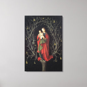 Impressão Em Tela Nossa senhora da árvore seca c.1450 (óleo no