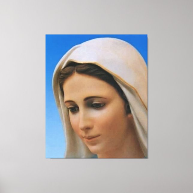 Impressão Em Tela Nossa Senhora da Paz, Mãe da Paz, Rainha da Paz (Frente)