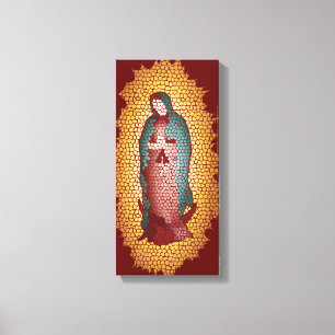Impressão Em Tela Nossa Senhora de Guadalupe