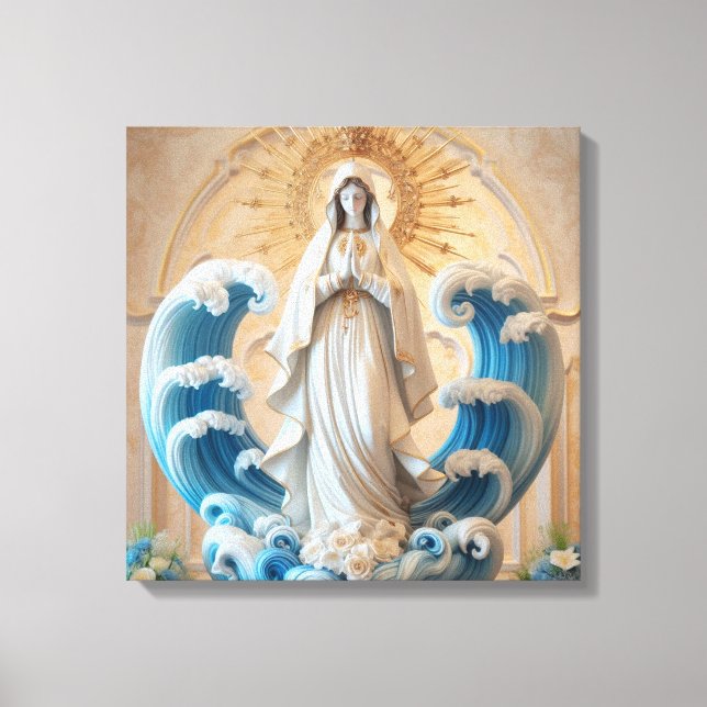 Impressão Em Tela Nossa Senhora do Mar 4 (Frente)