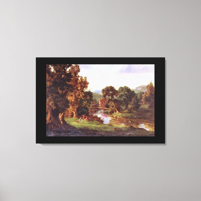 Impressão Em Tela Nossa Velha Usina, George Innes_Landscapes (Frente)