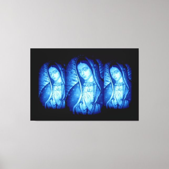 IMPRESSÃO EM TELA NOSSO SEPIA DA SENHORA GUADALUPE (Frente)