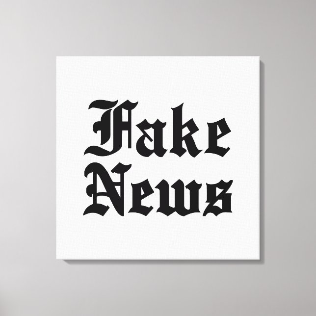 Impressão Em Tela Notícias falsas (Frente)