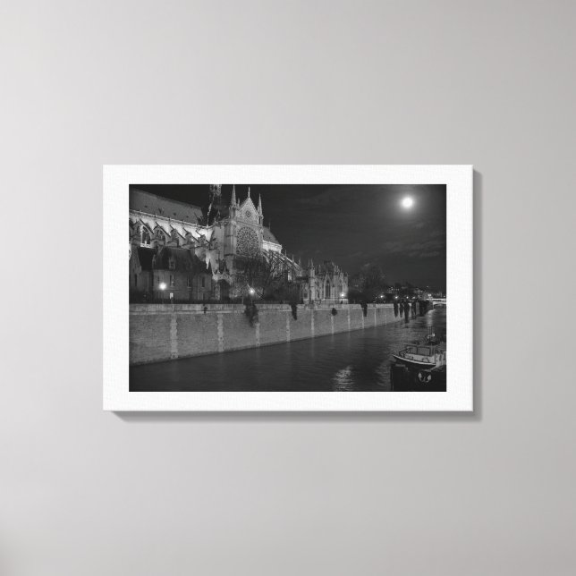 Impressão Em Tela Notre Dame de Paris (Frente)