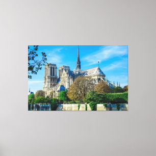 Impressão Em Tela Notre Dame de Paris, França