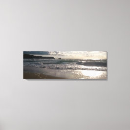 Impressão Em Tela Noturno Light Fistral Beach Newquay Cornwall Reino