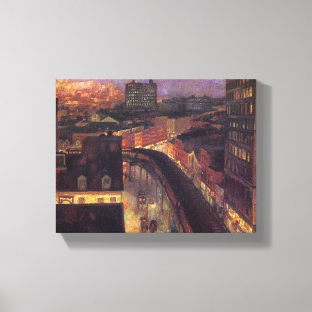 Impressão Em Tela Nova Iorque de Greenwich Village (NYC) (Frente)