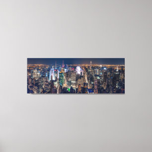IMPRESSÃO EM TELA NOVA IORQUE EM A NOITE