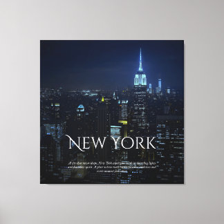 Impressão Em Tela Nova Iorque Skyline Poster - Impressora a Wall Art
