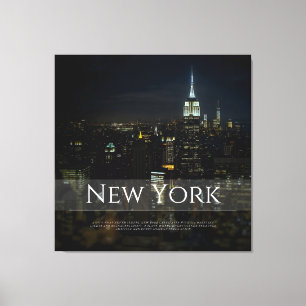 Impressão Em Tela Nova Iorque Skyline Poster - Impressora a Wall Art