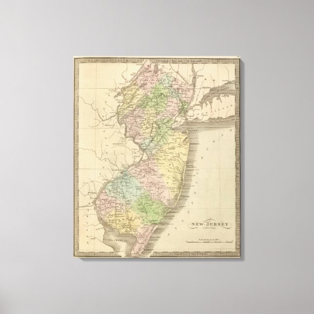Impressão Em Tela Nova Jersey 2 (Frente)
