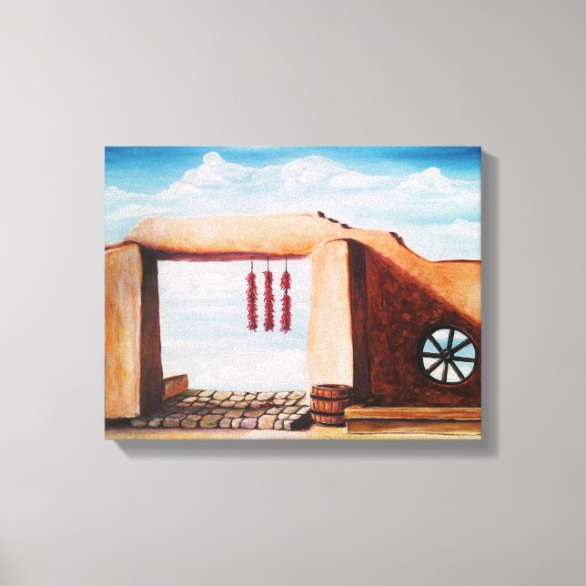 Impressão Em Tela Nova Porta do México (Frente)