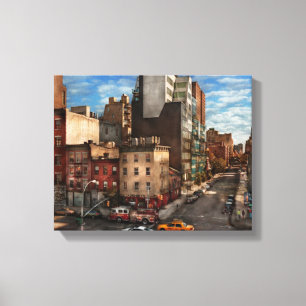 Impressão Em Tela Nova York - Cidade - O canto da 10th Ave & W 18th
