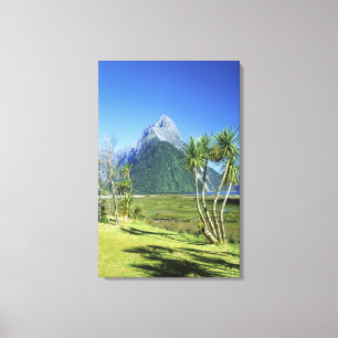 Impressão Em Tela Nova Zelândia, Ilha do Sul, Pico Mitre,