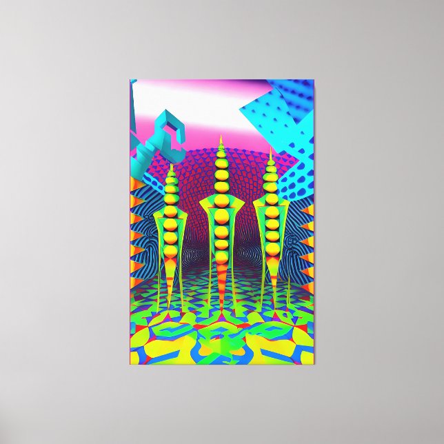 Impressão Em Tela Novas Dimensões Beckon - Ken Gage Art (Frente)