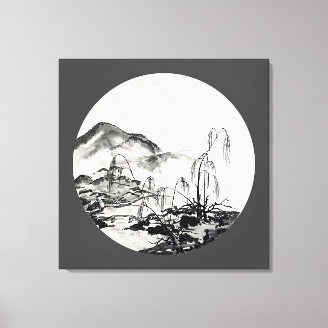 Impressão Em Tela Novembro em Jiangsu (Frente)