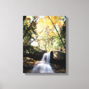 Impressão Em Tela Novo Hampshire, Uma cachoeira no White