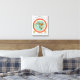 Impressão Em Tela Novo Mapa Padrão da Terra Plana Mundial (Insitu(Bedroom))