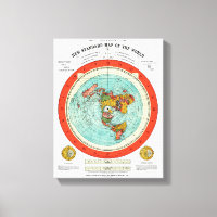 Novo Mapa Padrão da Terra Plana Mundial