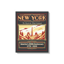 Novo York Art Deco América 250º Aniversário