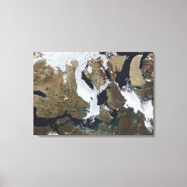 Impressão Em Tela Nunavut, Canadá (Frente)