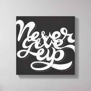 Impressão Em Tela Nunca Desistir 2