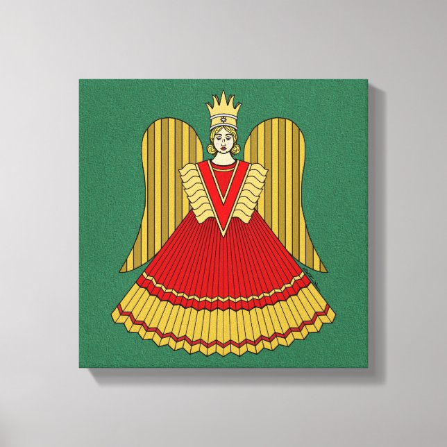 Impressão Em Tela Nuremberg Christmas Angel (Frente)