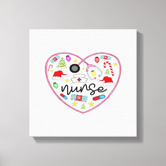 Impressão Em Tela Nurse Heart, Halloween Oversized T-Shirt