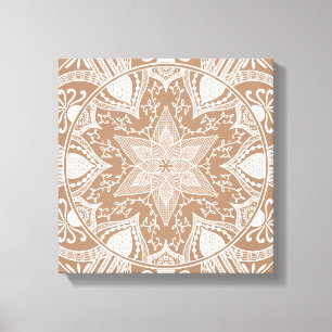 Impressão Em Tela Nutmeg Mandala
