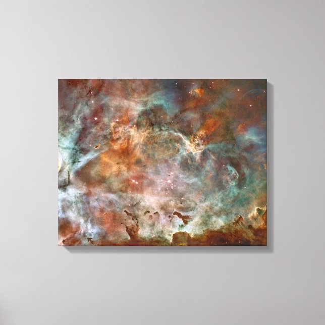 Impressão Em Tela Nuvens Escuras de Carina Nebula (Frente)