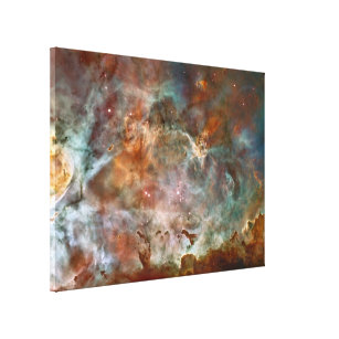 Impressão Em Tela Nuvens Escuras do Espaço Hubble da Nebulosa de Car