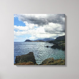 Impressão Em Tela Nuvens Foto para Tela Imprimida com Paisagem Oceân