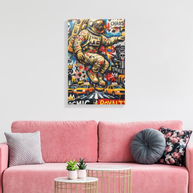 IMPRESSÃO EM TELA NYC MAJESTADE-2A (Insitu(Sala de estar))