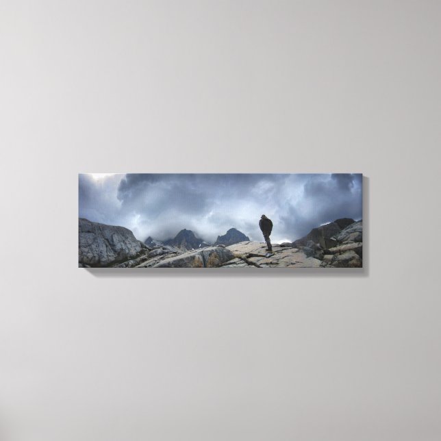 Impressão Em Tela Nydiver Lagos 2 - Ansel Adams Wilderness - Serra (Frente)