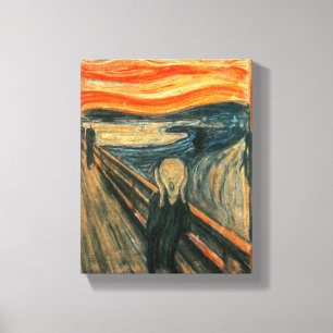 Impressão Em Tela O Abstrato de Arte Moderna do Gritar Munch