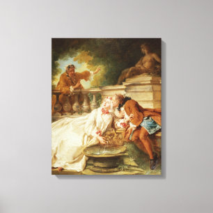 Impressão Em Tela O alarme, 1723 (óleo em canvas)