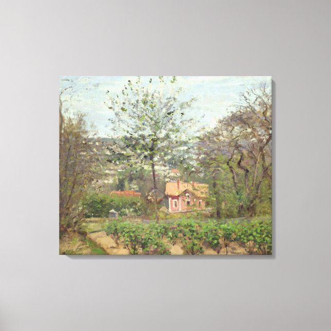 Impressão Em Tela O Algodão, ou a Casa Rosa (Frente)