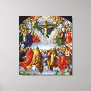 Impressão Em Tela O Altarpiece de Landauer, todo o dia de santos,