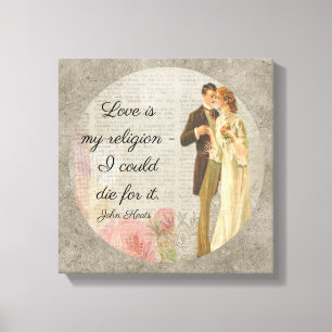 Impressão Em Tela O amor é meus _Keats da religião - arte das canv