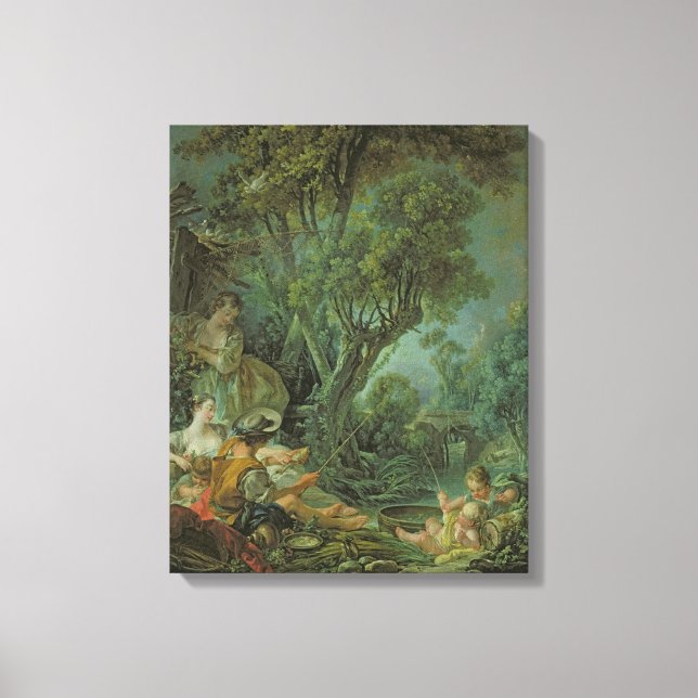 Impressão Em Tela O Angler, 1759 (Frente)