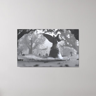 Impressão Em Tela O anjo preto (inverno)