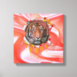 Impressão Em Tela O Ano do Tigre