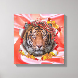 Impressão Em Tela O Ano do Tigre