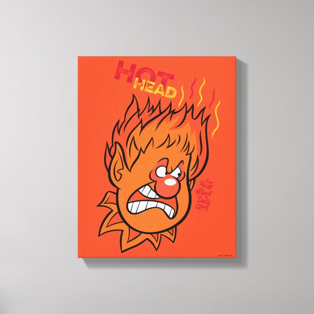 Impressão Em Tela O ANO SEM SANTA CLAUS™ | Cabeça Quente (Frente)